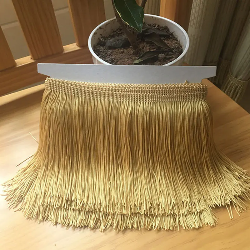 

1M Lace Fringe Trim Curtain Tassel 100cm Long Trimming Ribbon DIY Latin Dress Stage Clothes Sewing Diy Garment Accessories