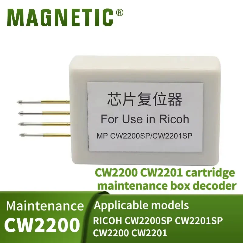 Maintenance box chip Ink Tank Chip Resetter for Ricoh CW2200 CW2201 CW2201SP CW220SP Printer Ink Cartridge chip decoder