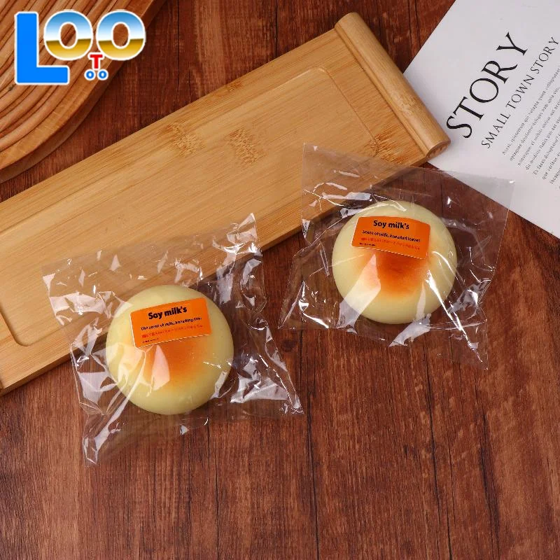 1/2 pezzi simulazione pane spremere giocattolo carino rimbalzo lento giocattoli antistress giocattoli morbidi per bambini adulti regali creativi di decompressione