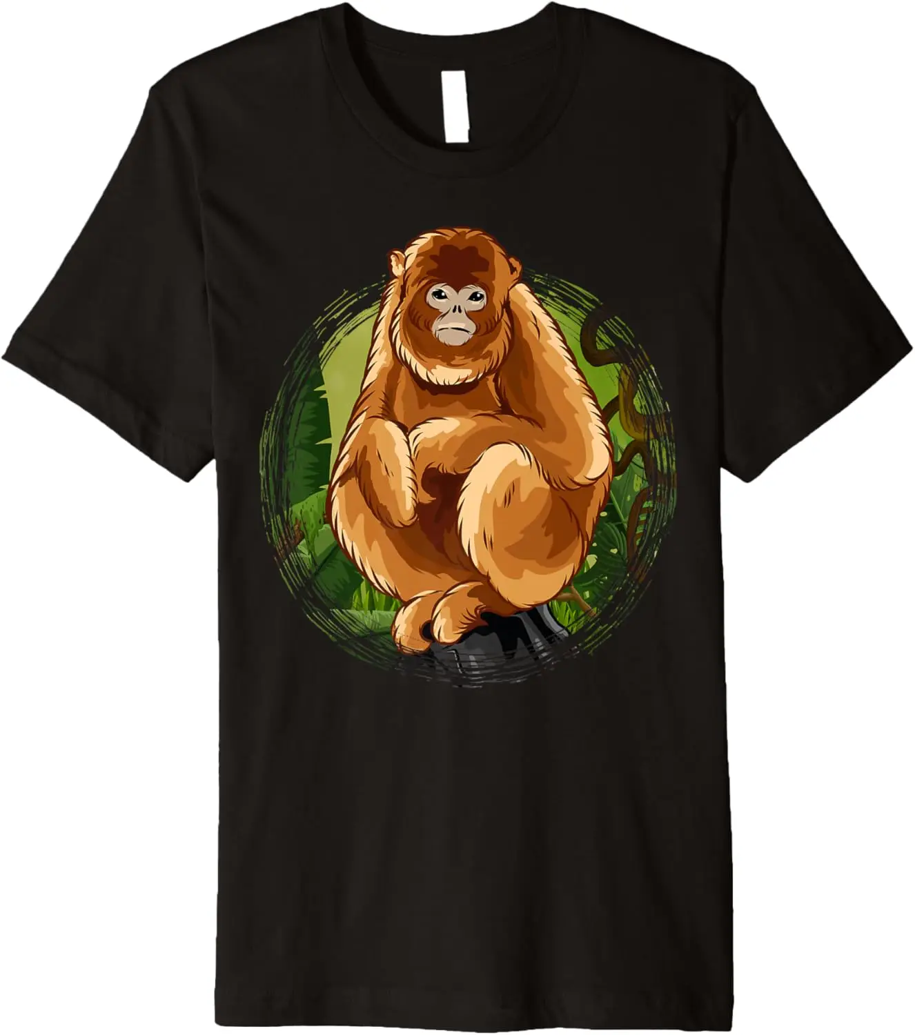 Golden Snub-Nosed Monkey Cute Monkey Premium T-Shirt