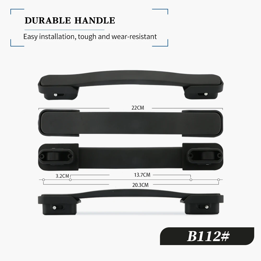 Gepäck Hardware Koffer Reparatur Teile Griff Reise Fall Pull Koffer Hand Tragen Allgemeine Griff – Detail 10