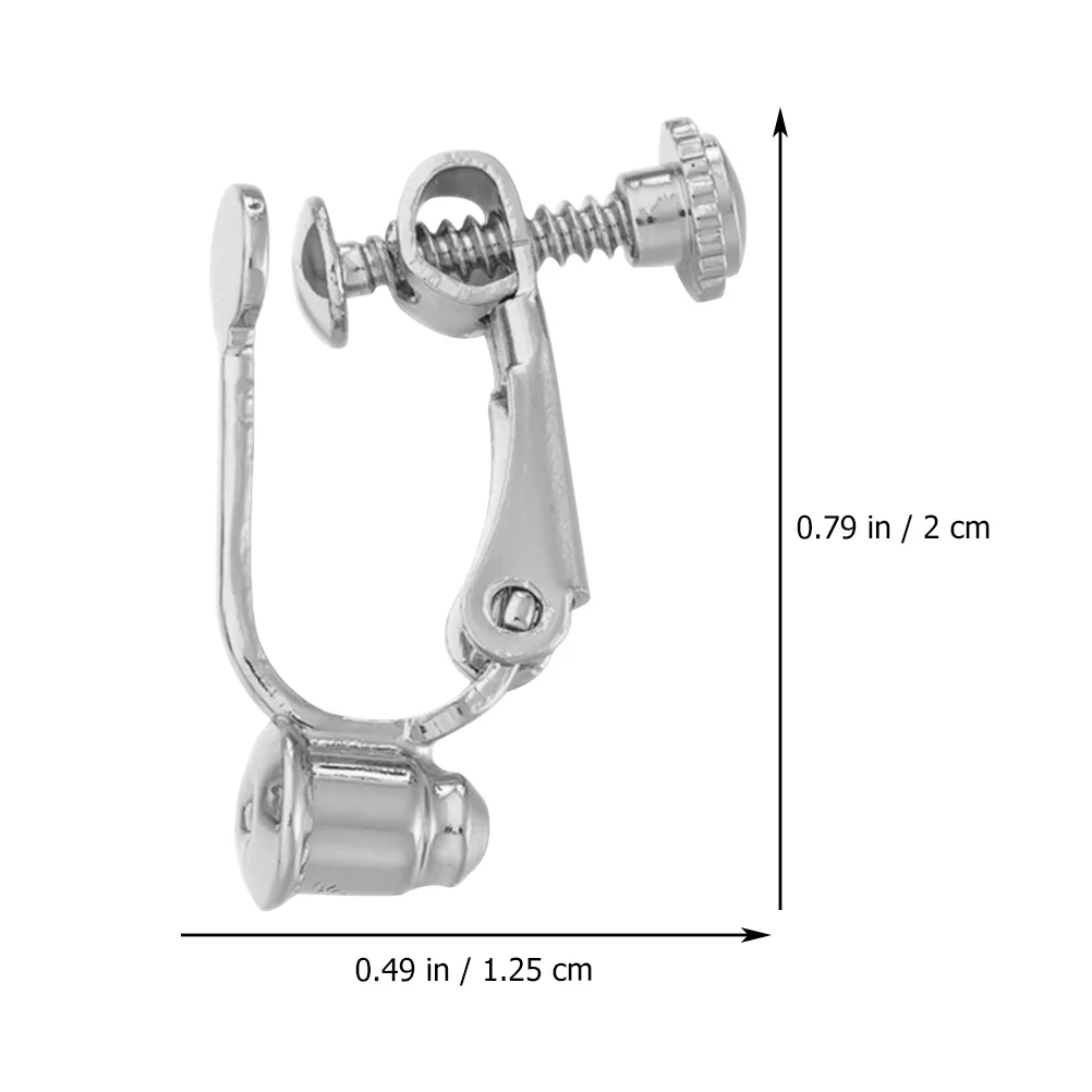 Украсьте зажим для ушей, адаптер для сережек, зажимы для изготовления ювелирных изделий, сплав на основании преобразователя для DIY