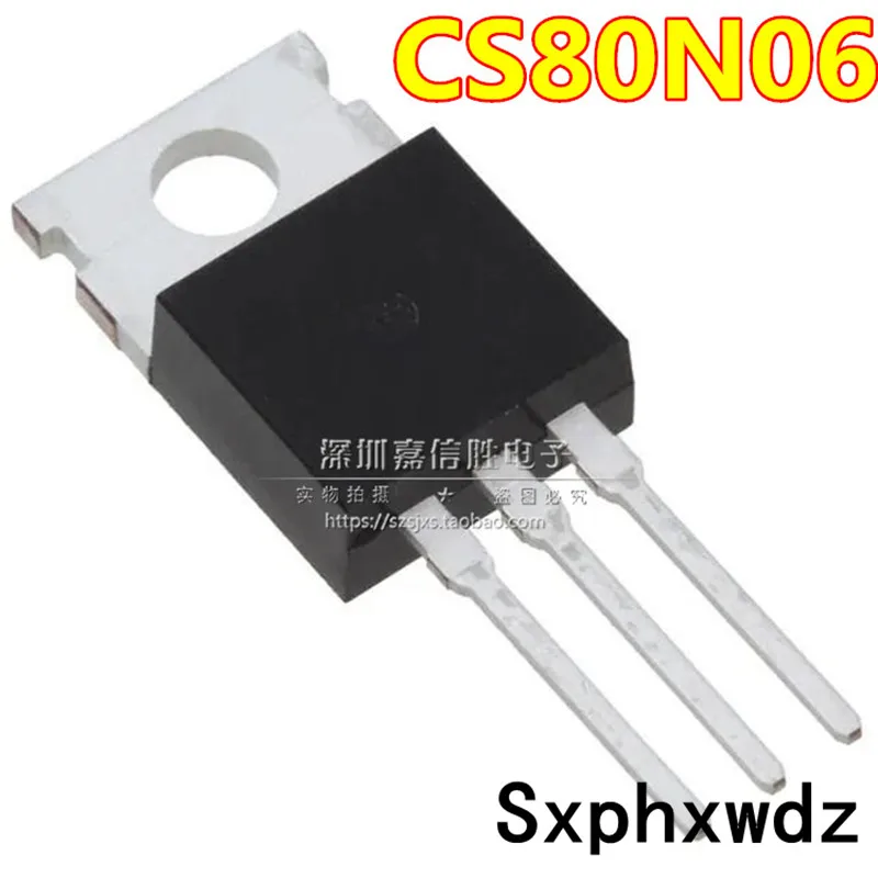 Transistor MOSFET de potencia original, 10 Uds CS80N06 80A60V TO-220, nuevo