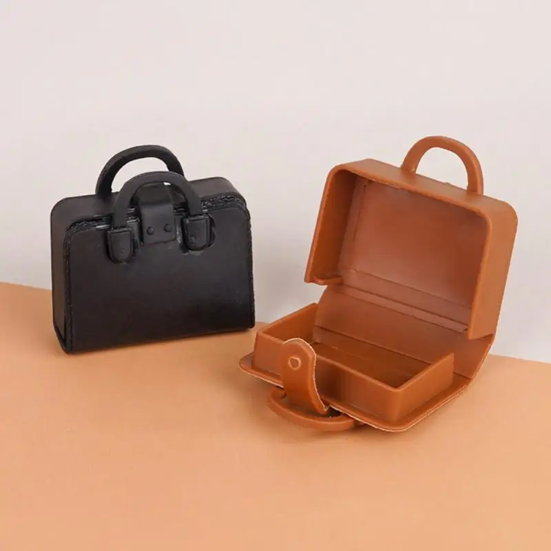 역할 놀이 가구 세트 인형 집 장식 팩 교실 Schoolbags 모델 어린이를위한 연구 테이블 장식 놀이방 설정