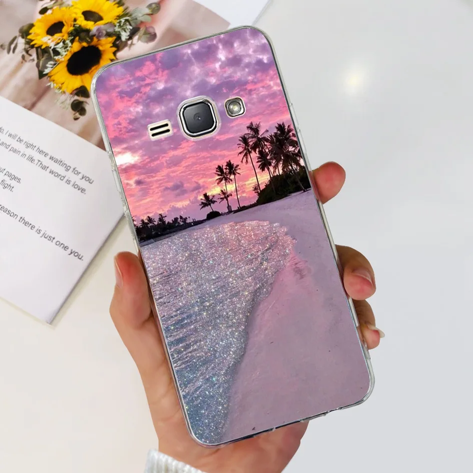 For Samsung J1 2016 Case SM-J120F Clear Cover Cute Astronaut Soft Silicone Phone Case For Samsung Galaxy J1 4G J1 Mini J105 Capa