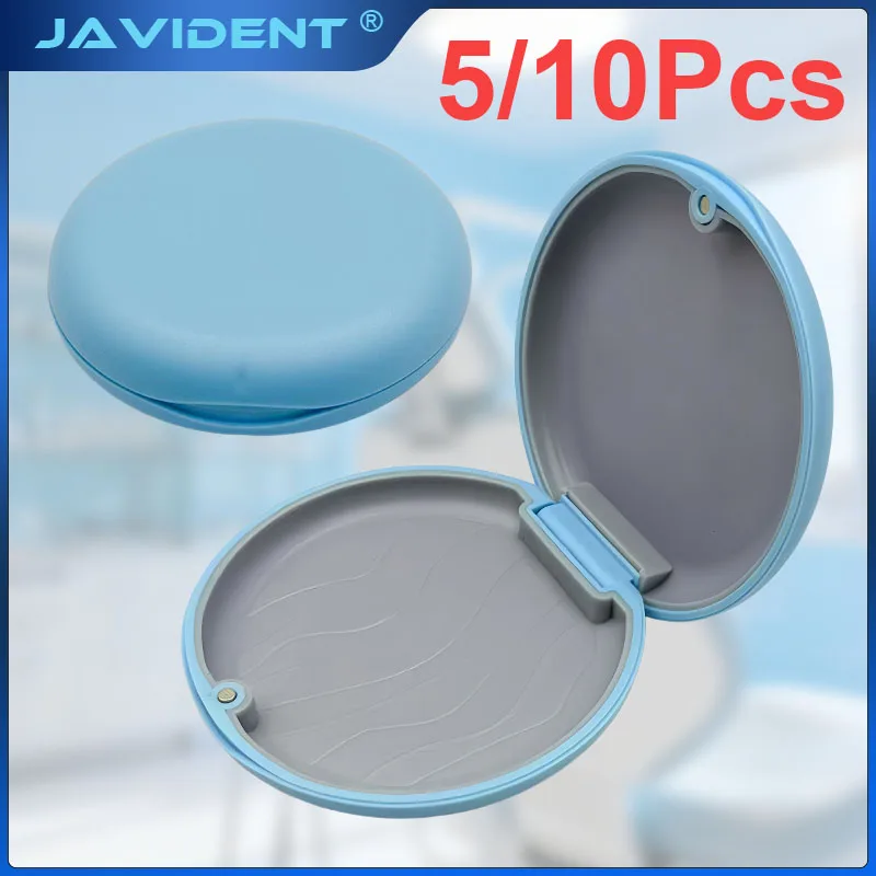 Denture Storage Box Orthodontic Braces Aligner Case Fake Teeth Container Dental Oral Hygiene Supplies OrganizerRetainer Box