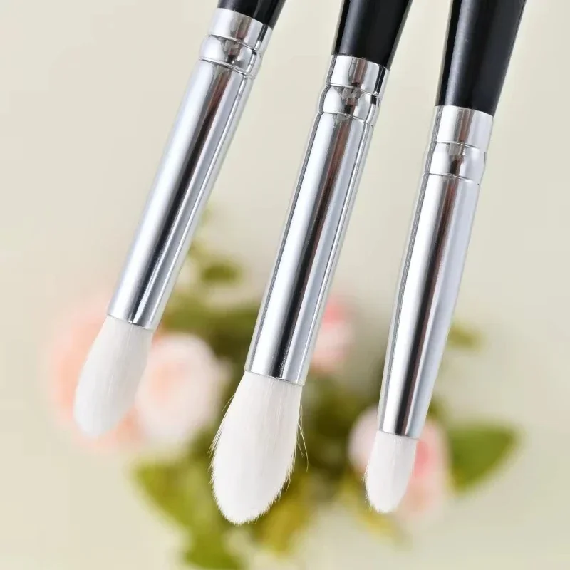 1 個アイメイクブラシヤギ毛テーパード折り目ブレンドブラシアイシャドウメイクアップ化粧品キット Maquiagem スマッジ