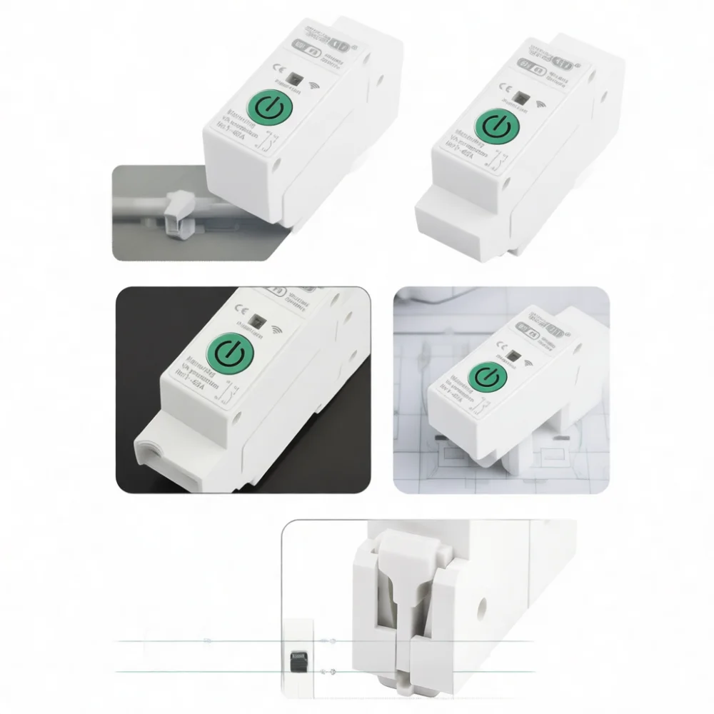 Tuya Wifi Intelligent Circuit Breaker Mobile App Control Power Consumption Monitor Overvoltage Protection Timer Relay