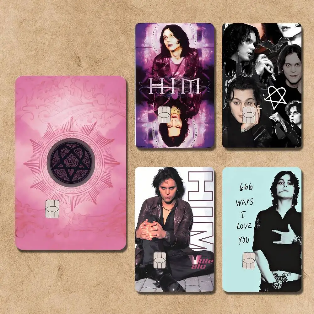 

H-HIM Band V-Ville V-Valo Card Stickers Credit Visa Debit Bank Charge Card Bus Metro Waterproof Sticker Decal Decoration