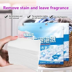 30pcs Laundry Tablets Concentrated Washing Powder Laundry Soap Washing Machine Clothing Strong Cleaning Sheets Detergent