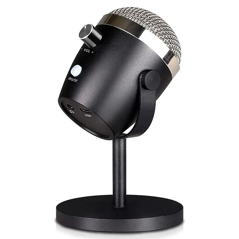 

Daily Sale USB Mini Condenser Microphone, Desktop Microphone For PC/Micro-Type/Mac/Android, Professional Plug And Play With Stan