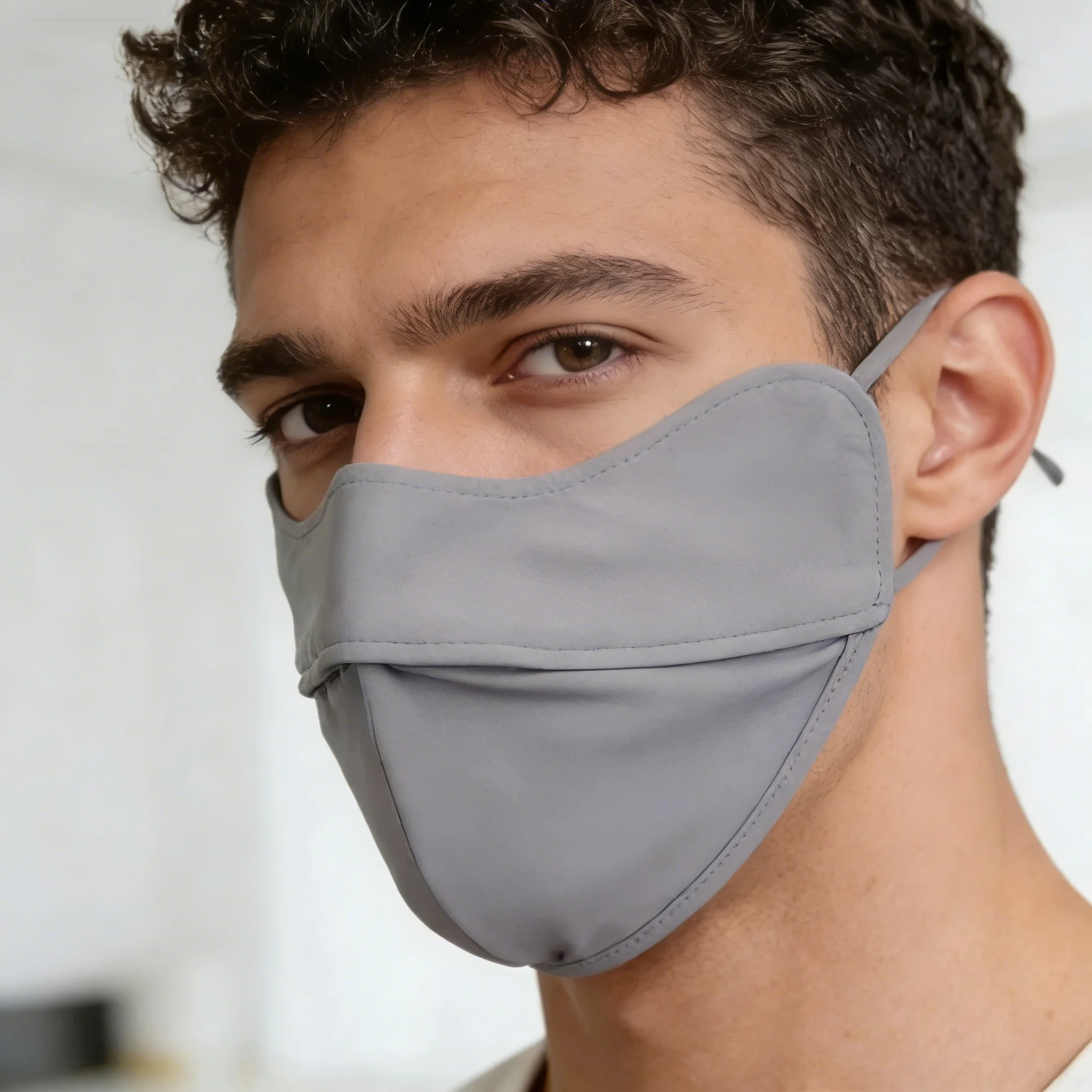 AliExpress NONE UV Block Ice Silk Face Shield Breathable Face Cover for Riding Cycling
