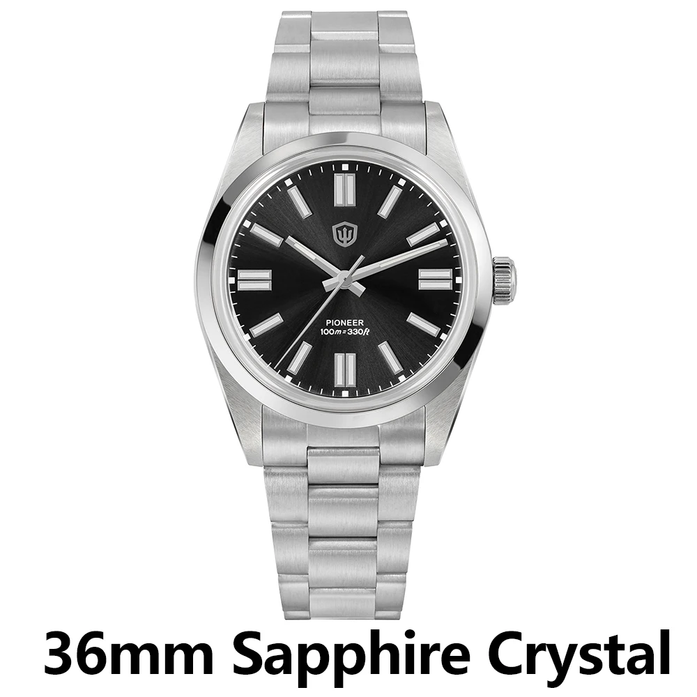 Watchdives WD1016B Men Watch Stainless Steel VH31 Sweep Quartz