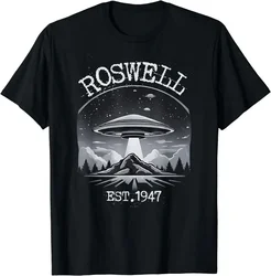 Roswell 1947 Abduction NM UFO Vintage Alien Hunter T-Shirt Y2K tops Unisex Summer Short Sve