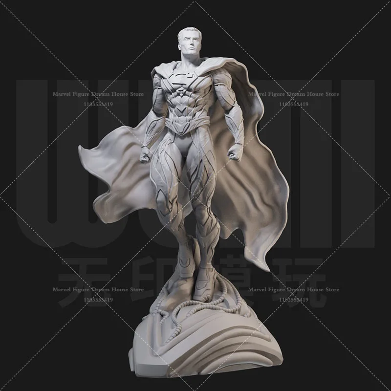 1/24 1/18 Scale DC Armored Superman Steel Body Outer Space Visitors Kryptonian DIY Self-assembled GK 3D Resin Un-panited Dolls