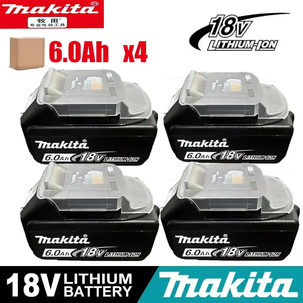 

100% original Makita 6.0Ah 18V Rechargeable Battery for Makita 18V BL1830 BL1830B BL1840 BL1840B BL1850 BL1850B Power Tools