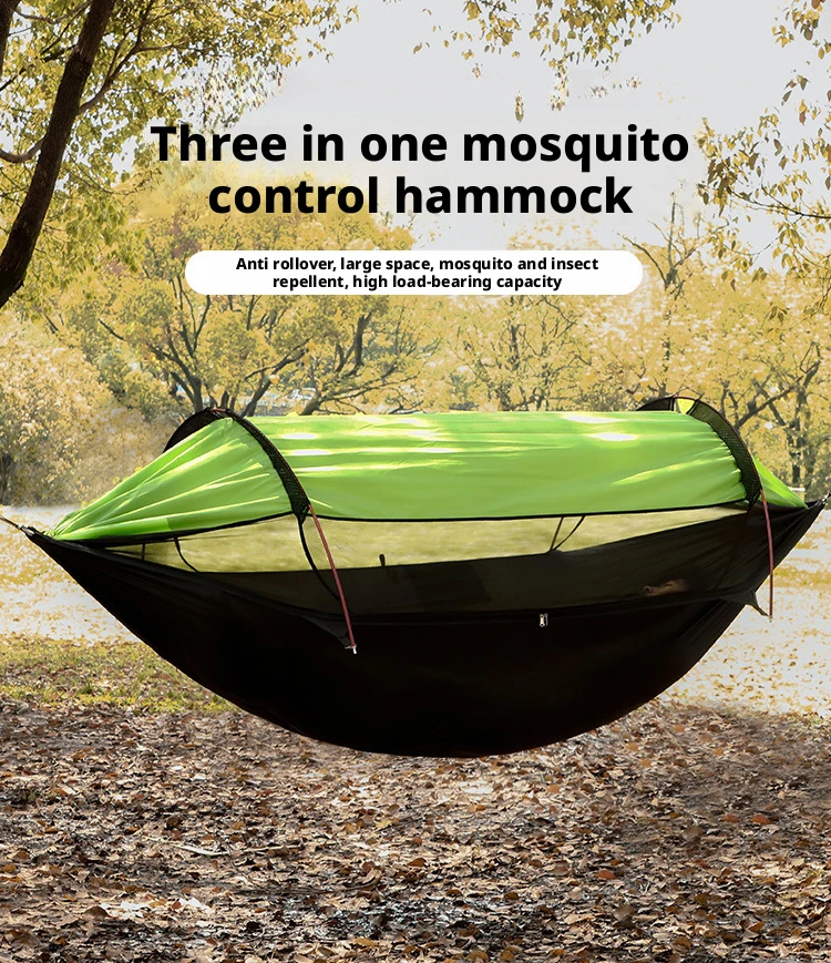 

NEW Camping Hammock With Mosquito Net Outdoor Garden Portable Awning Tent Canopy Sleeping Hanging Hammocks Swing For Nature Hike