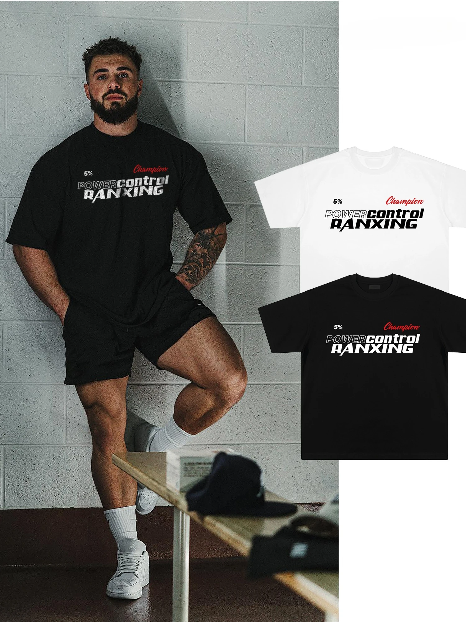 

5% Мужская футболка для фитнеса с коротким рукавом в тренажерном зале, американский свободный хлопковый спортивный топ для ветрового велосипеда, летний топ для бега, бодибилдинга с коротким рукавом