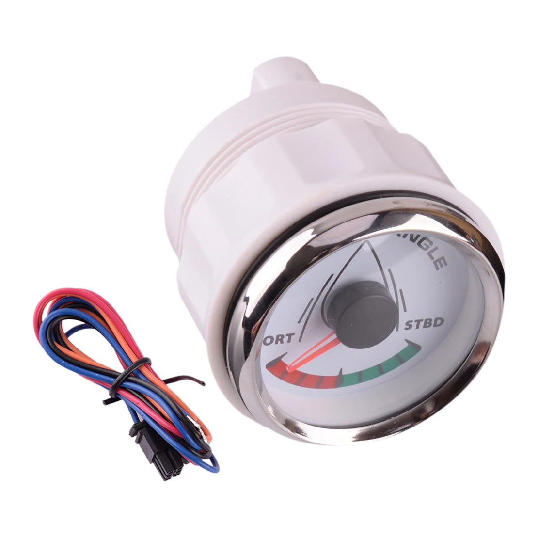 52mm Marine Boat Yacht Rudder Angle Indicator Gauge Meter 0-190 Ohms Waterproof Fit For Engines Generator Engineering Machinery