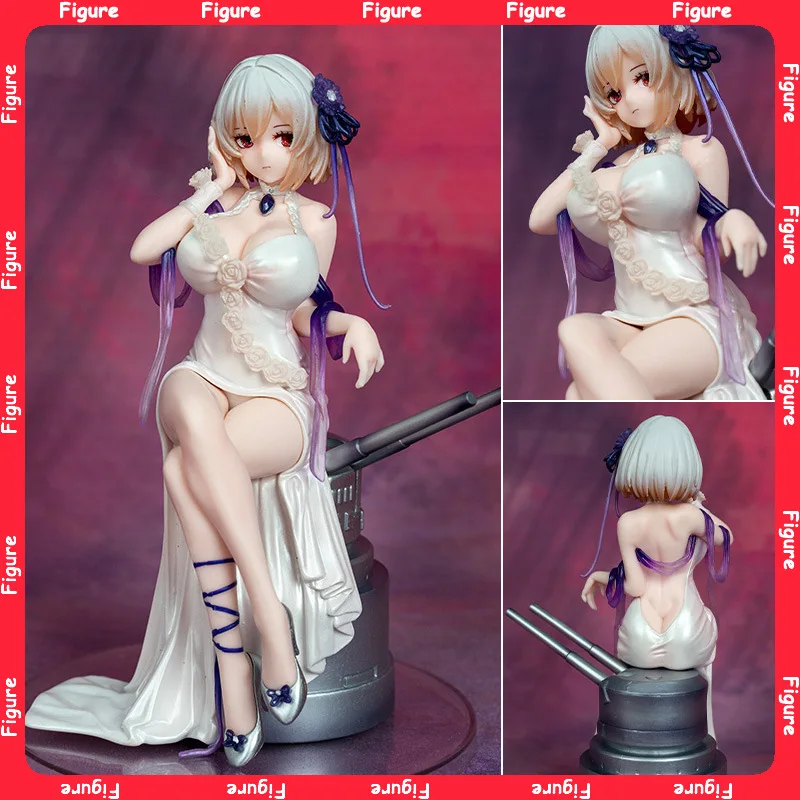 

20cm Anime Azur Lane Hms Sirius Sitting Full Dress Girl Figure Model Statue Collection Decoration Ornament Toys Festival Gifts