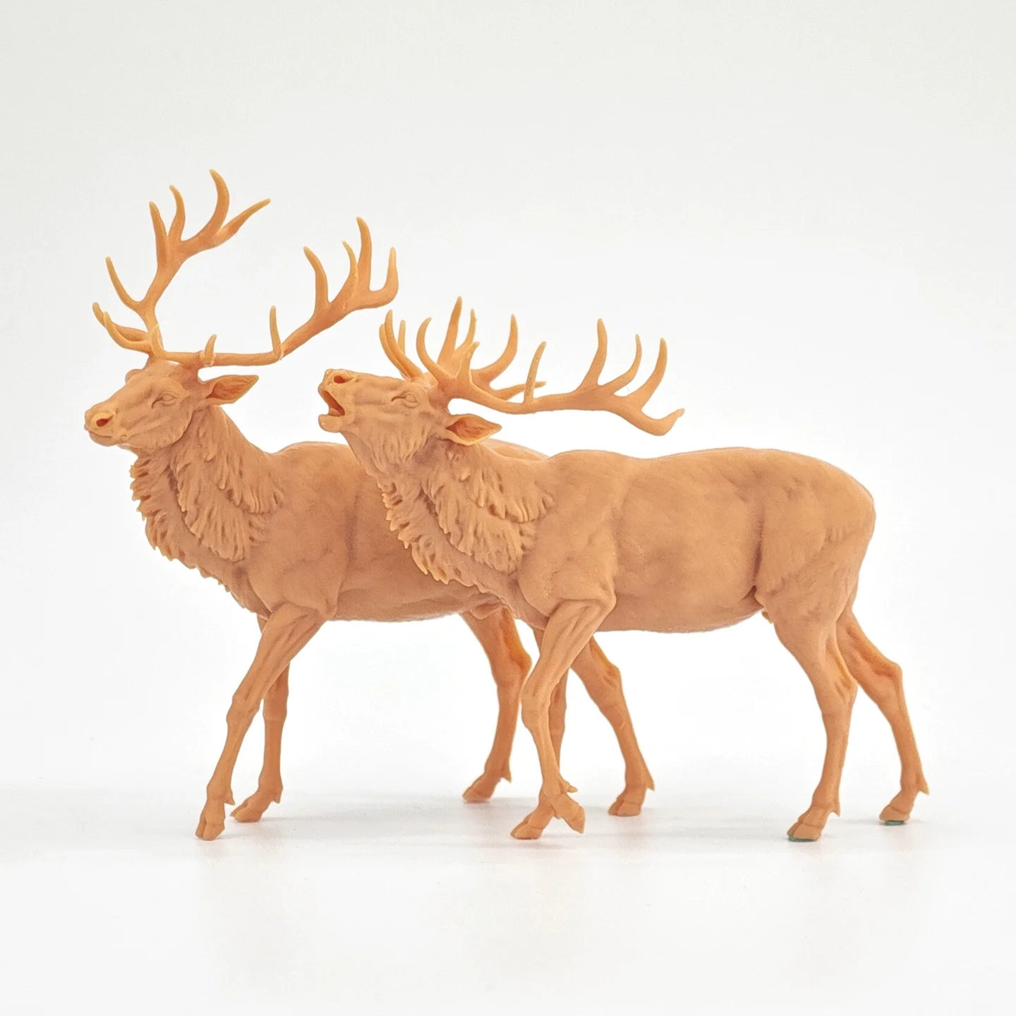 

1/35 7-13.5cm Cervus canadensis Model Toys Ancient Prehistroy Animal Model Gk Customize 3D Printing