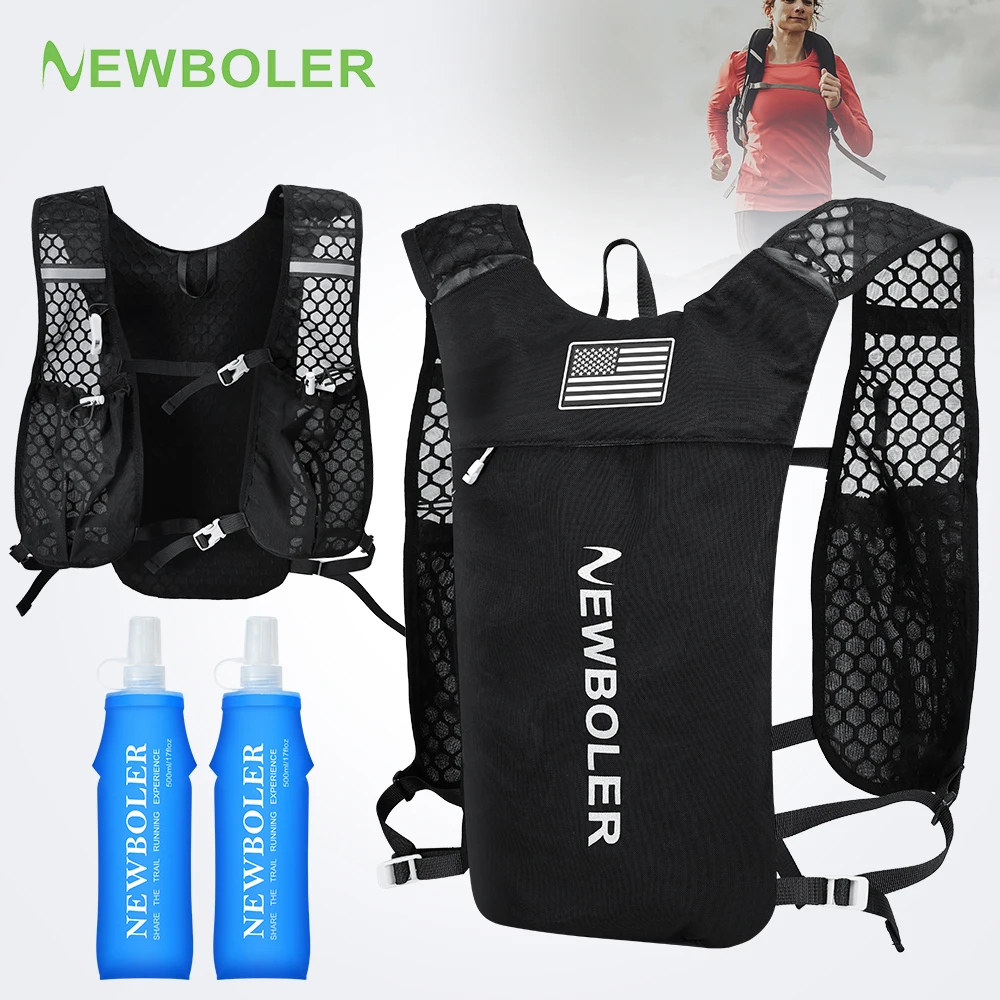 

Outdoor Trail Running Backpack Ultralight Women Men Running Race Hydration Vest Marathon Bicycle Bag for Marathon Cycling Hiking
