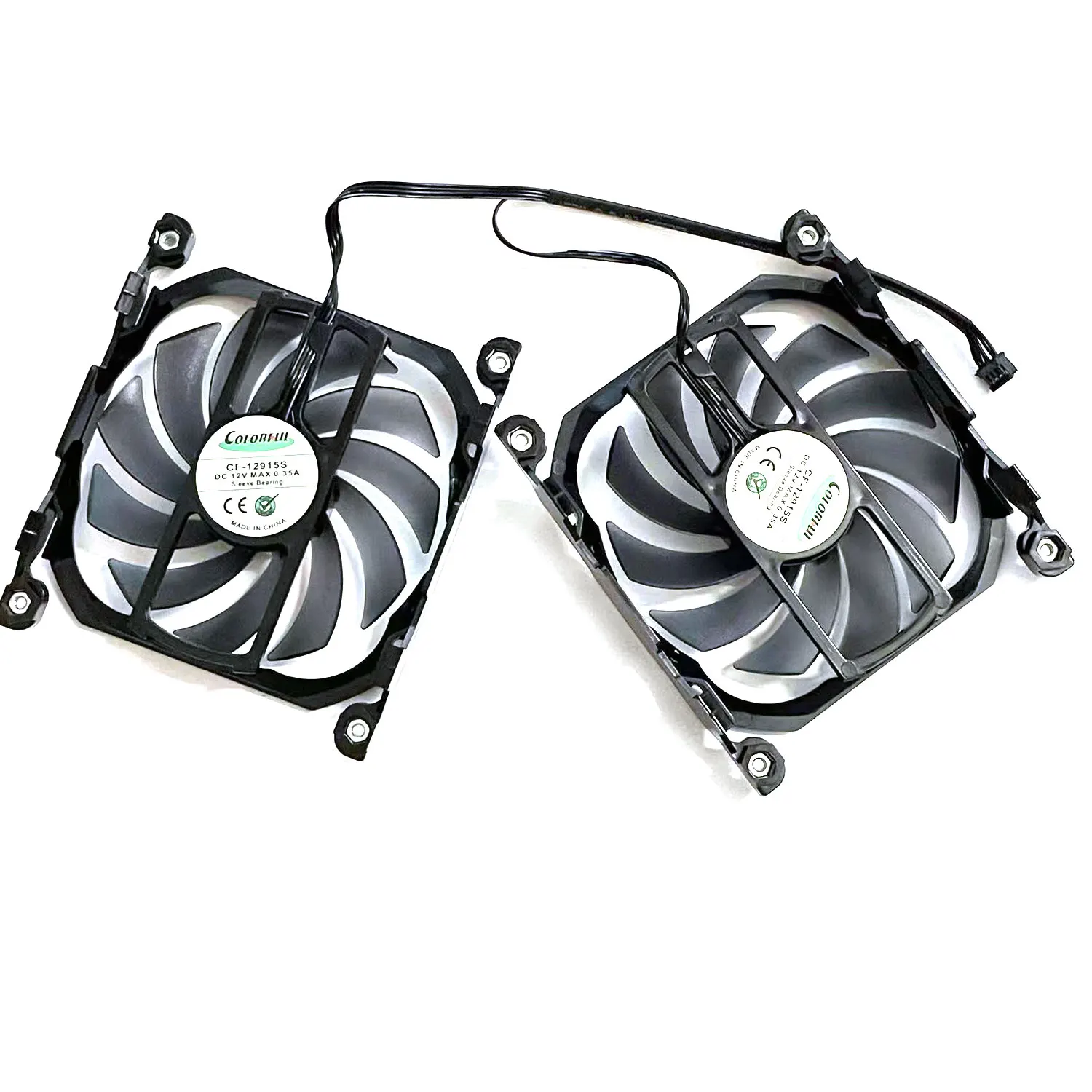 CF-12915S Video Card Fan For INNO3D GeForce GTX 1070 1070Ti 1080 1080Ti P104-100 Twin X2 Replacement Graphics Card GPU Fan