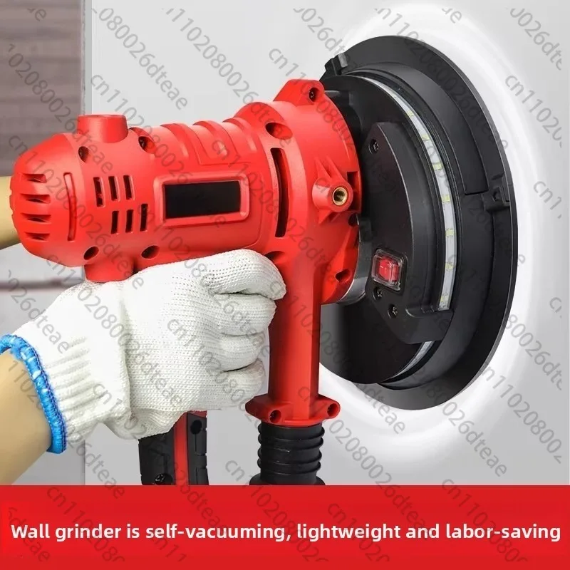 800W Compact Wall Sander Dust-Free Wonder for Sanding Putty Electric Tool Led Double Light Grinding machine