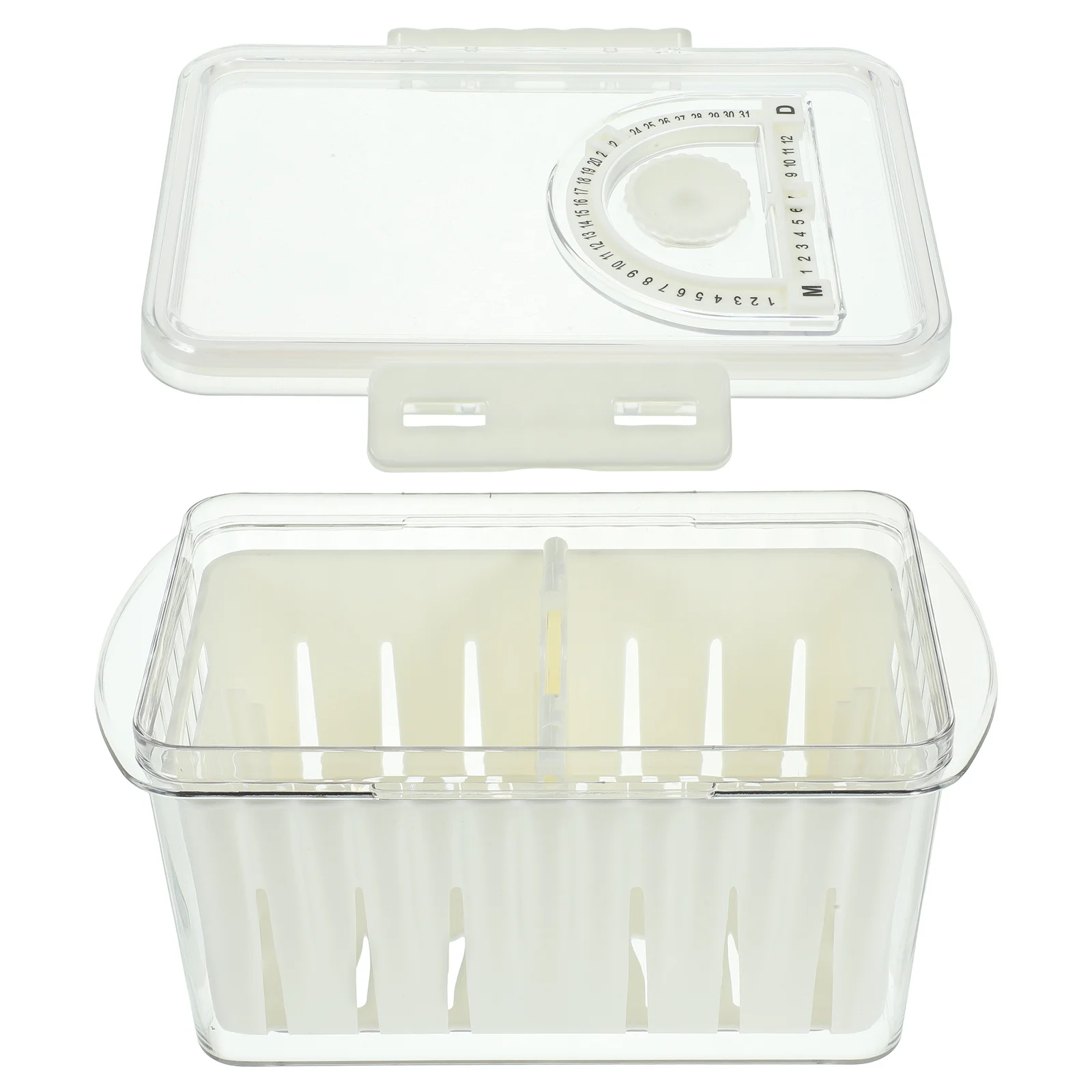 

Refrigerator Storage Box Draining Kitchen Food Containers Fresh Keeping Organizer Multi-Function Fridge Fruit Boxes