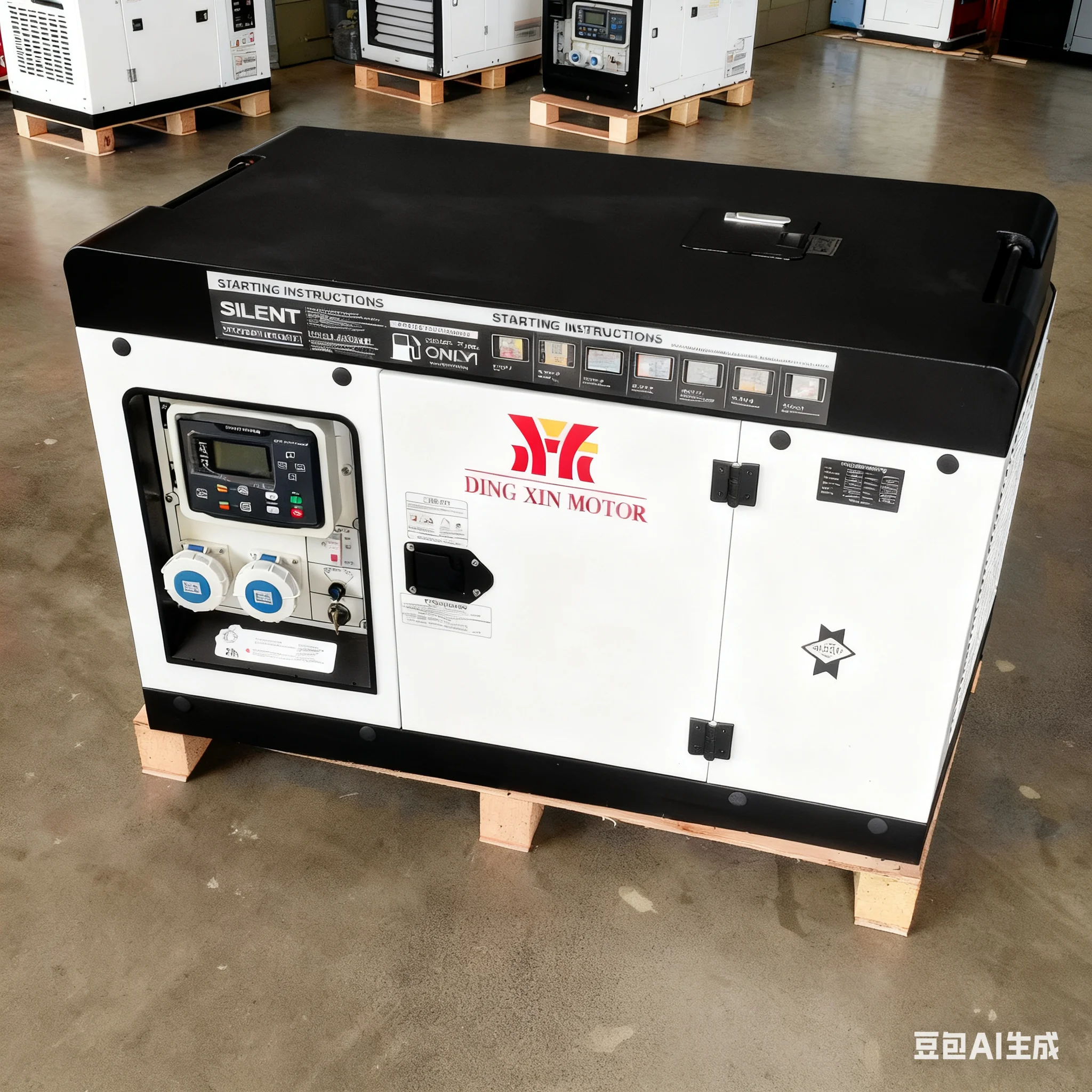 

Дизельный генератор Dynxin 12 кВт 15 кВА бесшумный, с воздушным охлаждением, для домашнего использования