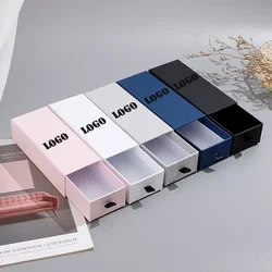 Drawer type perfume cosmetics storage carton Glasses packaging box birthday gifts box