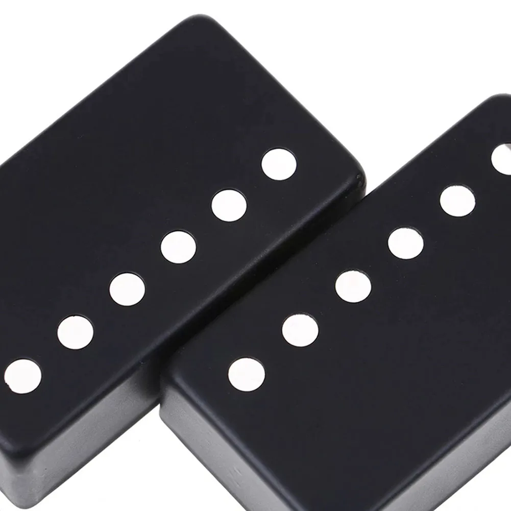 2pcs Metal Humbucker Pickup Covers 50mm & 52mm Pole Spacing Brass Material Black/Chrome/Gold Electric Guitar Parts