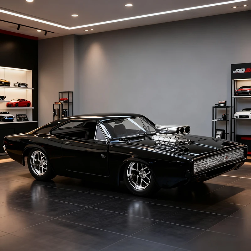 

JADA 1:24 Dom's CHARGER R/T Alloy Car Diecasts & Toy Vehicles Car Model Miniature Scale Model Car For Children