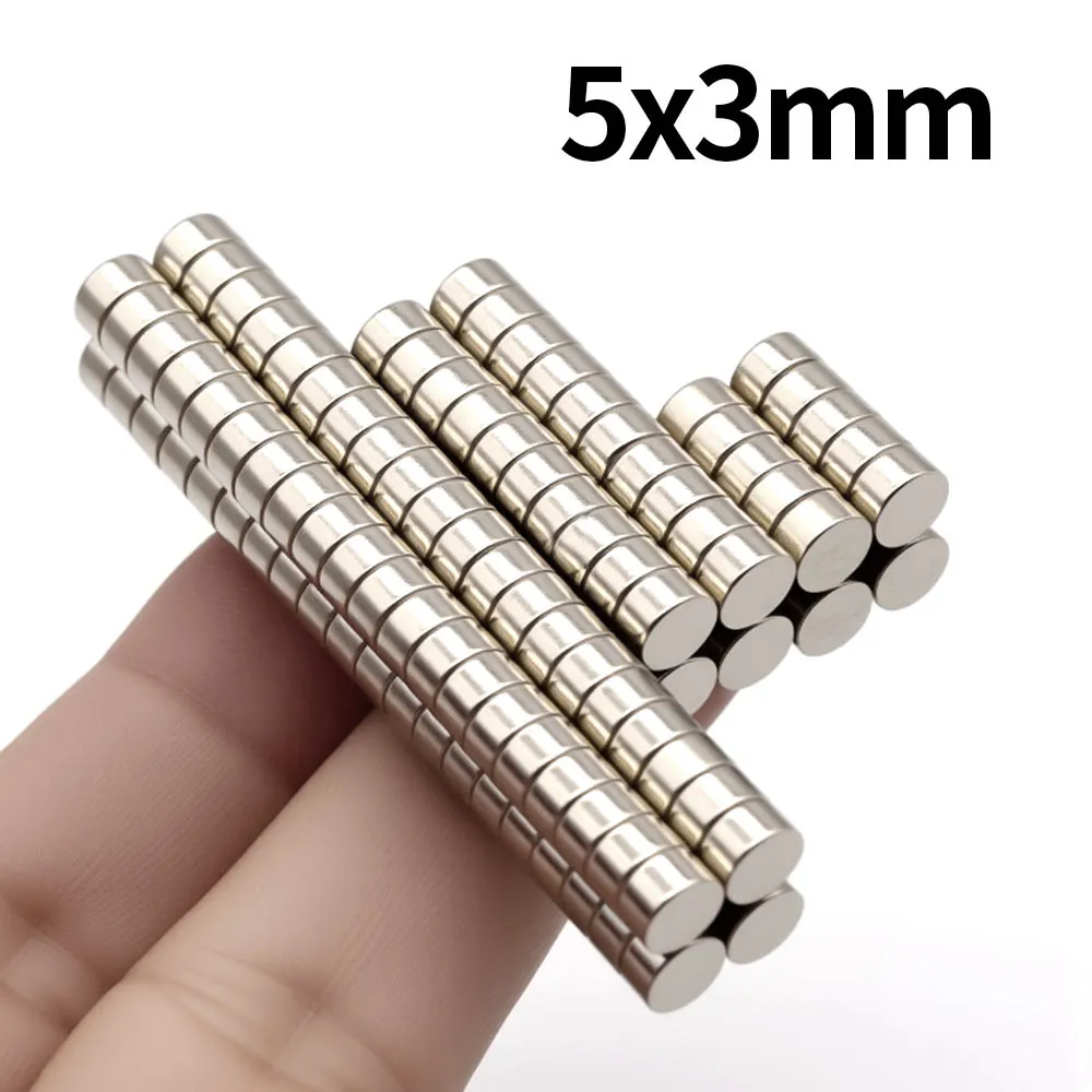 5x3mm Super Strong Neodymium Magnet N35 NdfeB Permanent Magnetic imanes Round Powerful Magnets Refrigerator Magnet