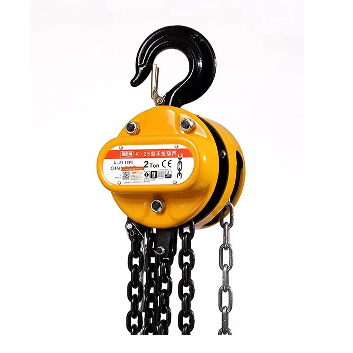 

Hand Chain Block Hoist 3Ton Manual Operated Hoist Chain Block Good Quality For Sale