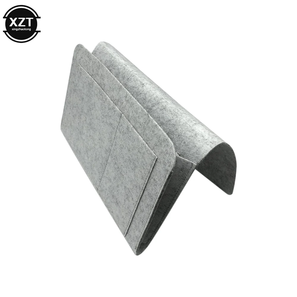 1pc Filz Nacht Lagerung Organizer Telefon Buch Magazin Halter Taschen Hängende Lagerung Tasche Baby Tissue Box Für Bett Sofa seite Pouc
