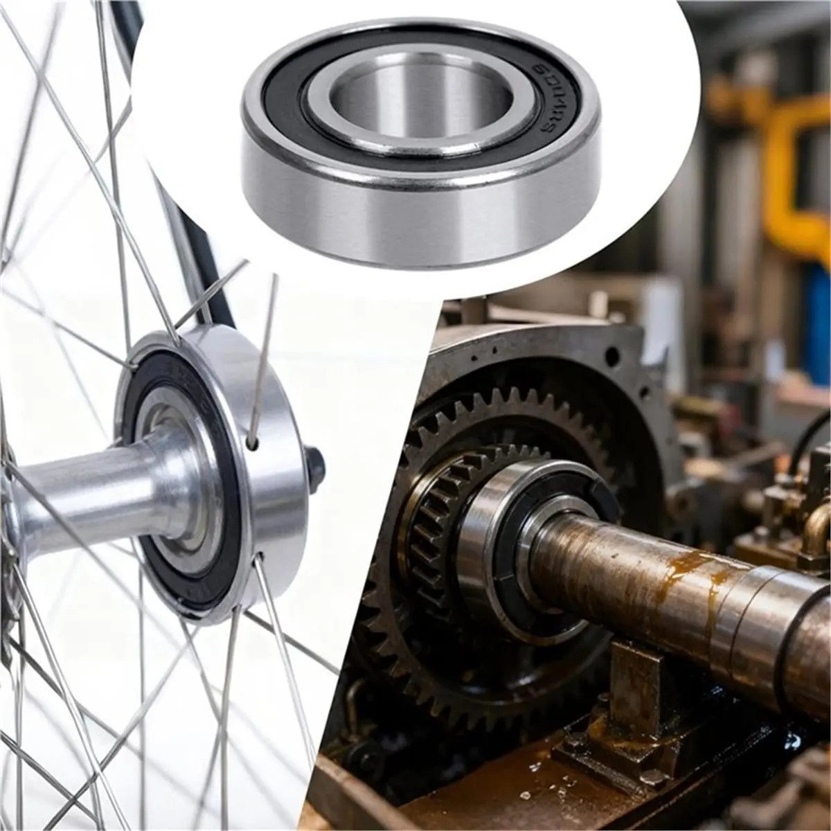 Promotional-6004- Ball Bearing Deep Groove Ball Bearing 20x42x12 mm, Ball Bearings, Double Protected Deep Groove Ball Bearing Se