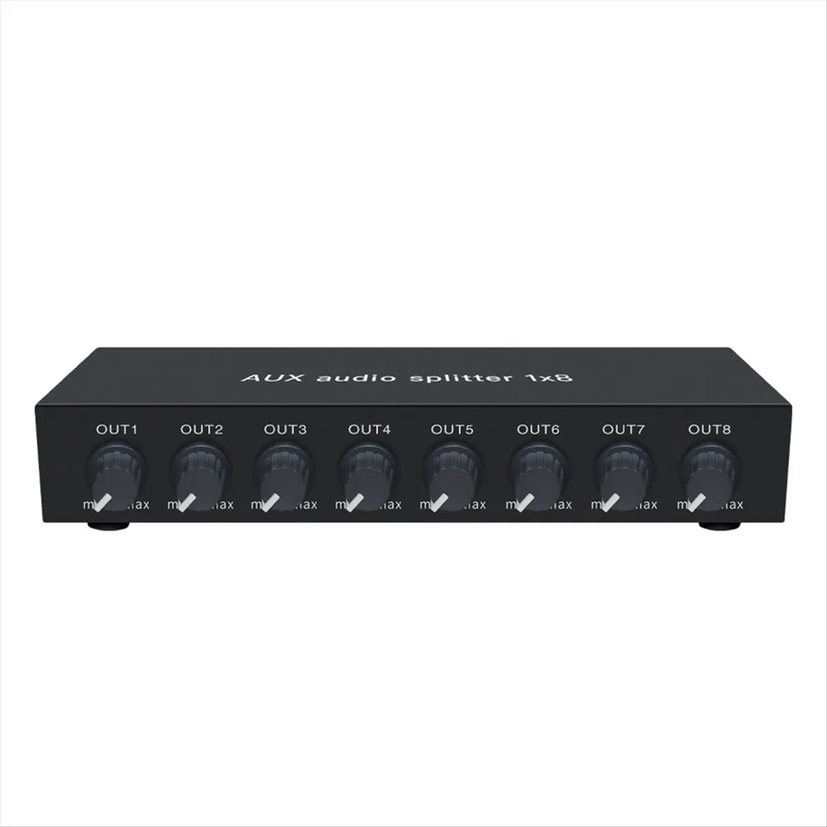 *N21R AUX Audio Splitter Multi Headphone Audio Splitter Amplifier Stereo Audio Amp Adapter Headphone Splitter 1X8 EU Plug