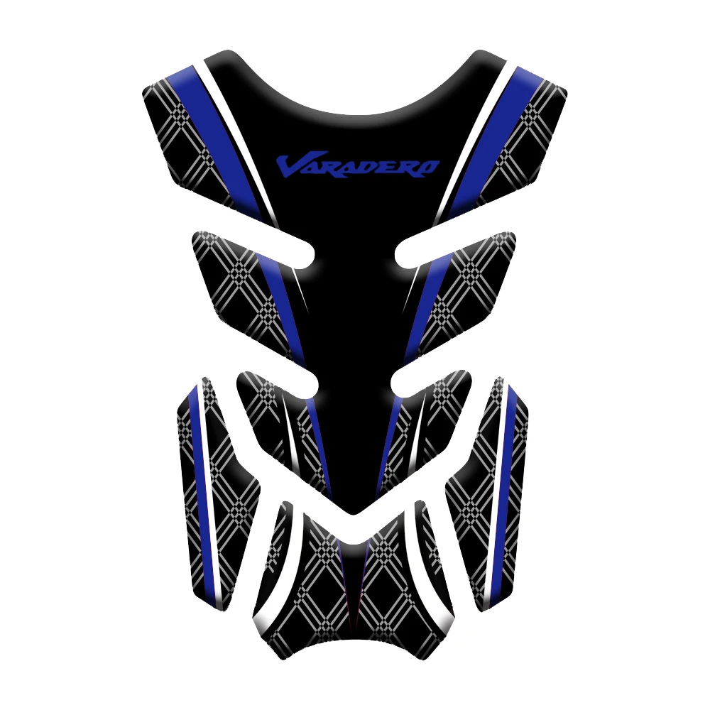 Autocollant de protection pour réservoir de moto en résine 3D, pour Honda Varadero XL 125 250 1000