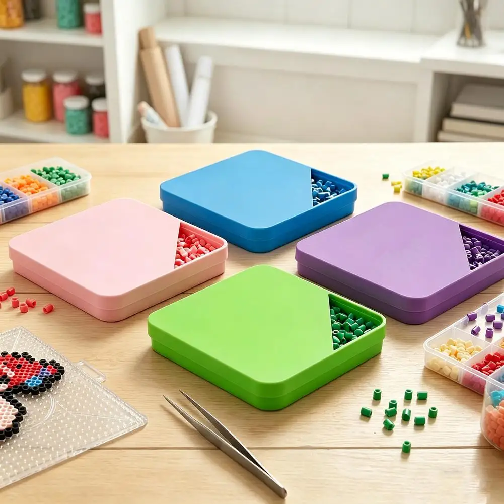 

Craft Beads Picking Tray Bead Sorting Tray for 5mm Beads Time-saving Melty Bead Organizer Reusable Efficient Crafting Tool 3d