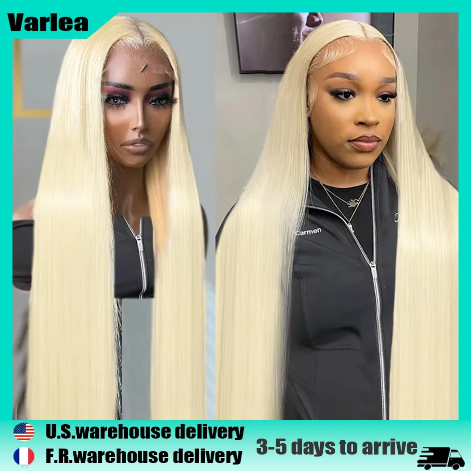 

Varlea 38 Inch 13x6 Hd Lace Frontal Wig Straight 13x4 Lace Front Wig 613 Lace Frontal Wig Human Hair Honey Blonde Wig Human Hair