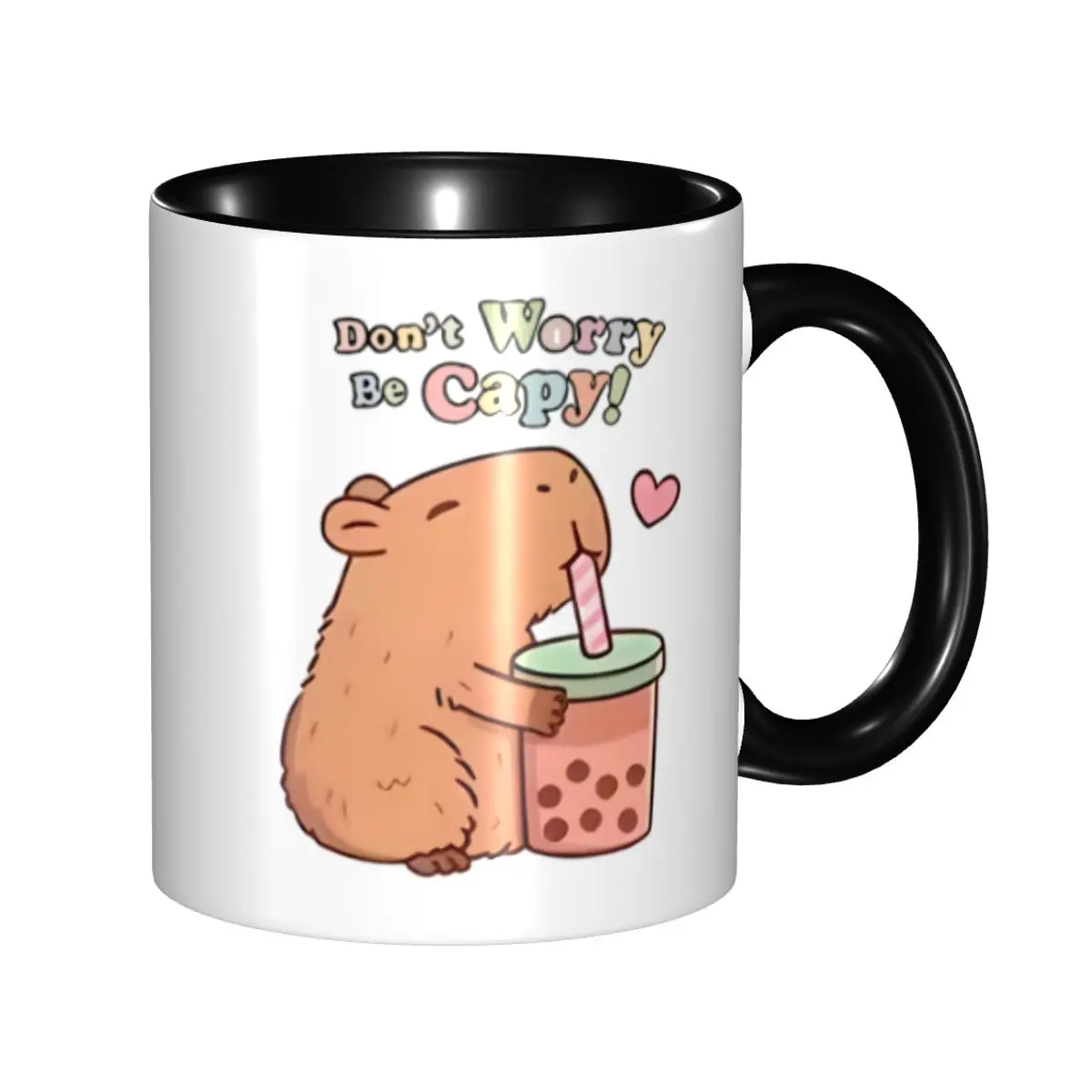 

DIY Cartoon Animal Pets Capybara Ceramic Mug Custom Coffee Cups Creative Present