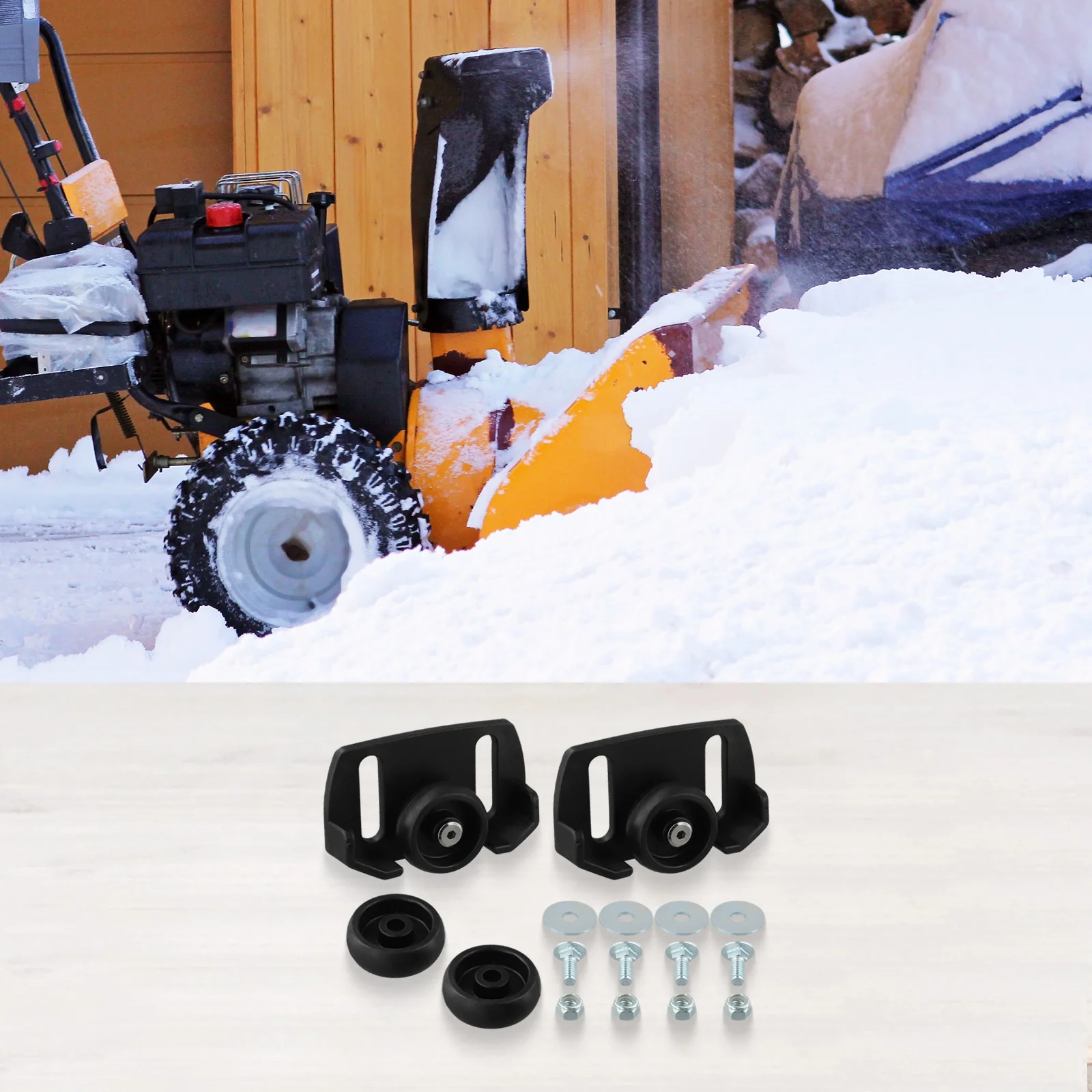 Piezas de soplador de nieve Accesorios para soplador de nieve Fácil instalación Tucción mejorada Excelente estabilidad Material plástico