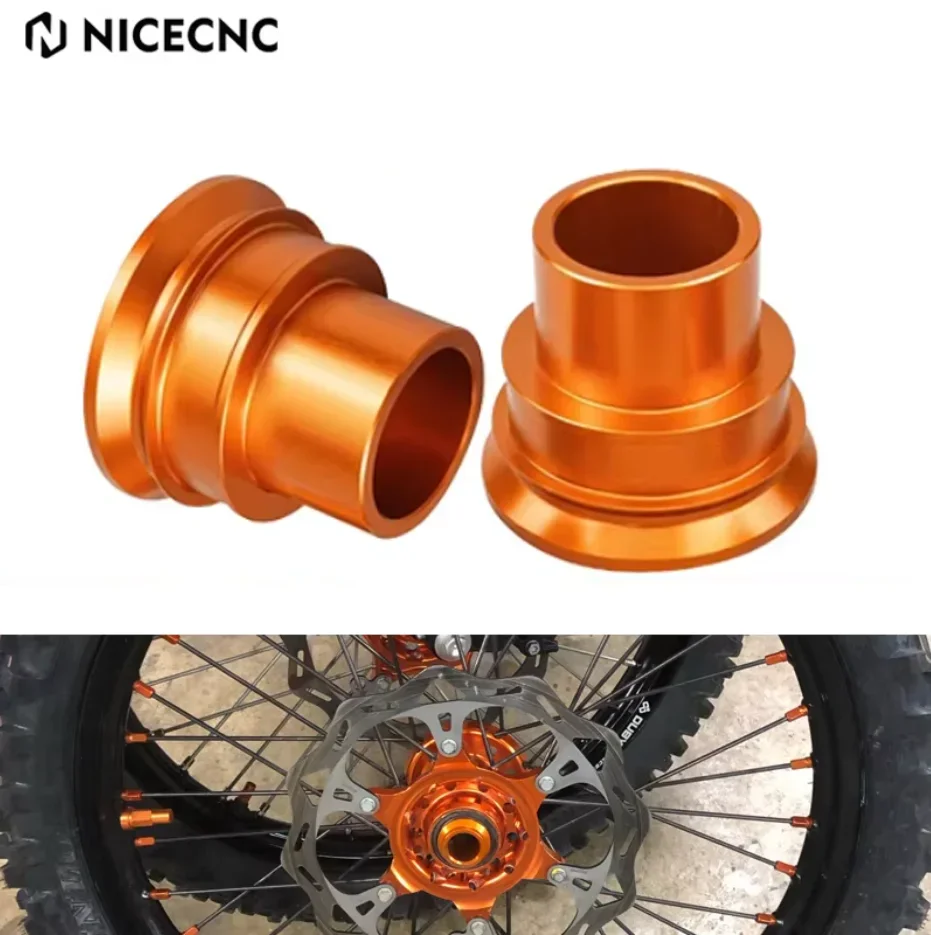 

NICECNC для 2003-2023 KTM EXC 300 XCW EXC-W EXC-F 530 500 450 350 300 250 200 150 125 Проставка ступицы заднего колеса мотоцикла 20 мм