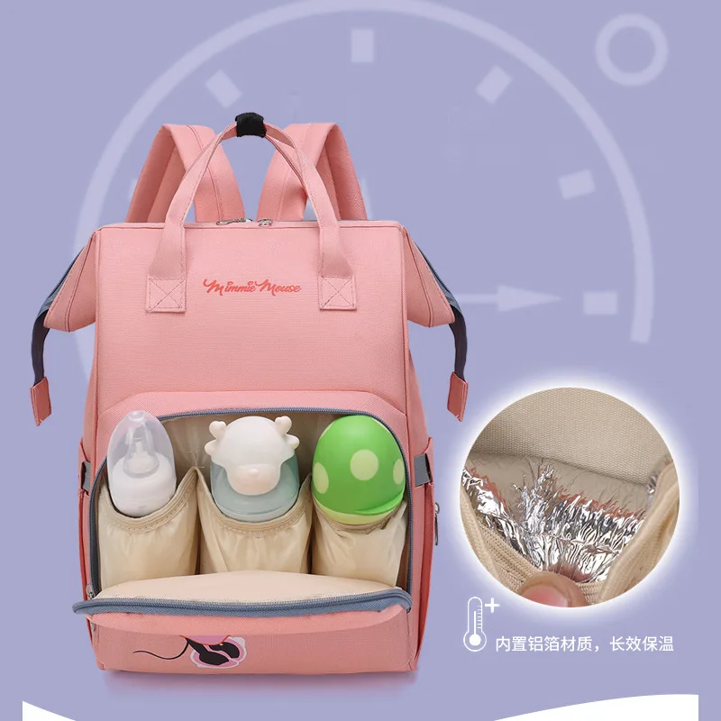 Disney Diaper Mummy Baby Bag Backpack Multi-function Large Capacity Maternal And Child Bag Pregnant Women 2024 New Year Gift