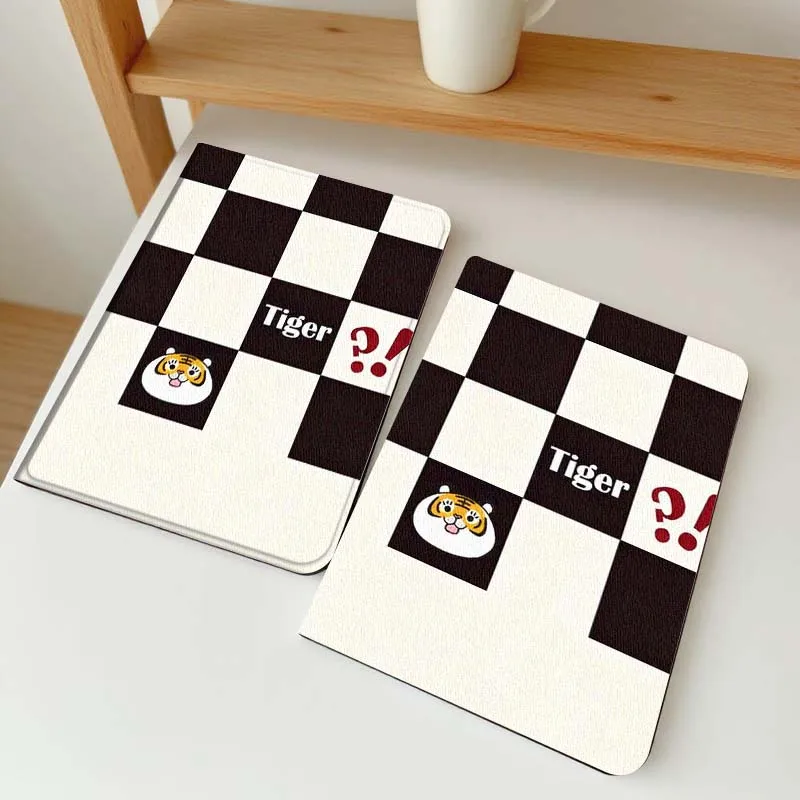 

Black White Tiger Pattern Case For Vivo IQOO Pad2 Pad3 Pad5 Air SE Pro 12.1 12.3 13 11.5 11 inch Tablet