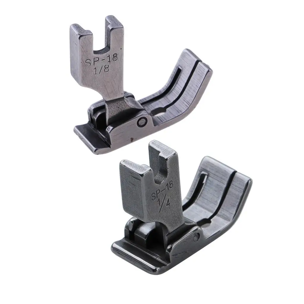 Universal Steel Presser Foot for Industrial Sewing Machine with Right Guide Sewing Machine Accessories for Single Needle