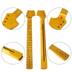 Guitar Neck Canadian Flame Maple Wood Electric Guitar Neck 21F 22F Neck For Electric Guitar