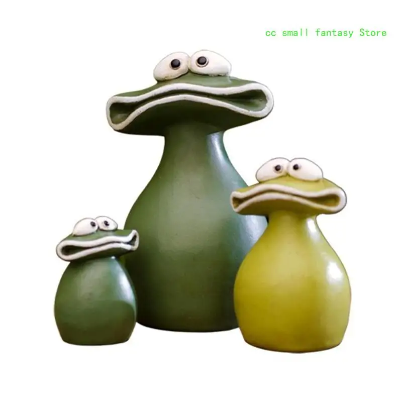 

R3MA Frogs Sculpture Statue Funny Resin Frogs Creative Frogs Figurine Frogs Funny Frogs Collectible Animals Resin Crafts