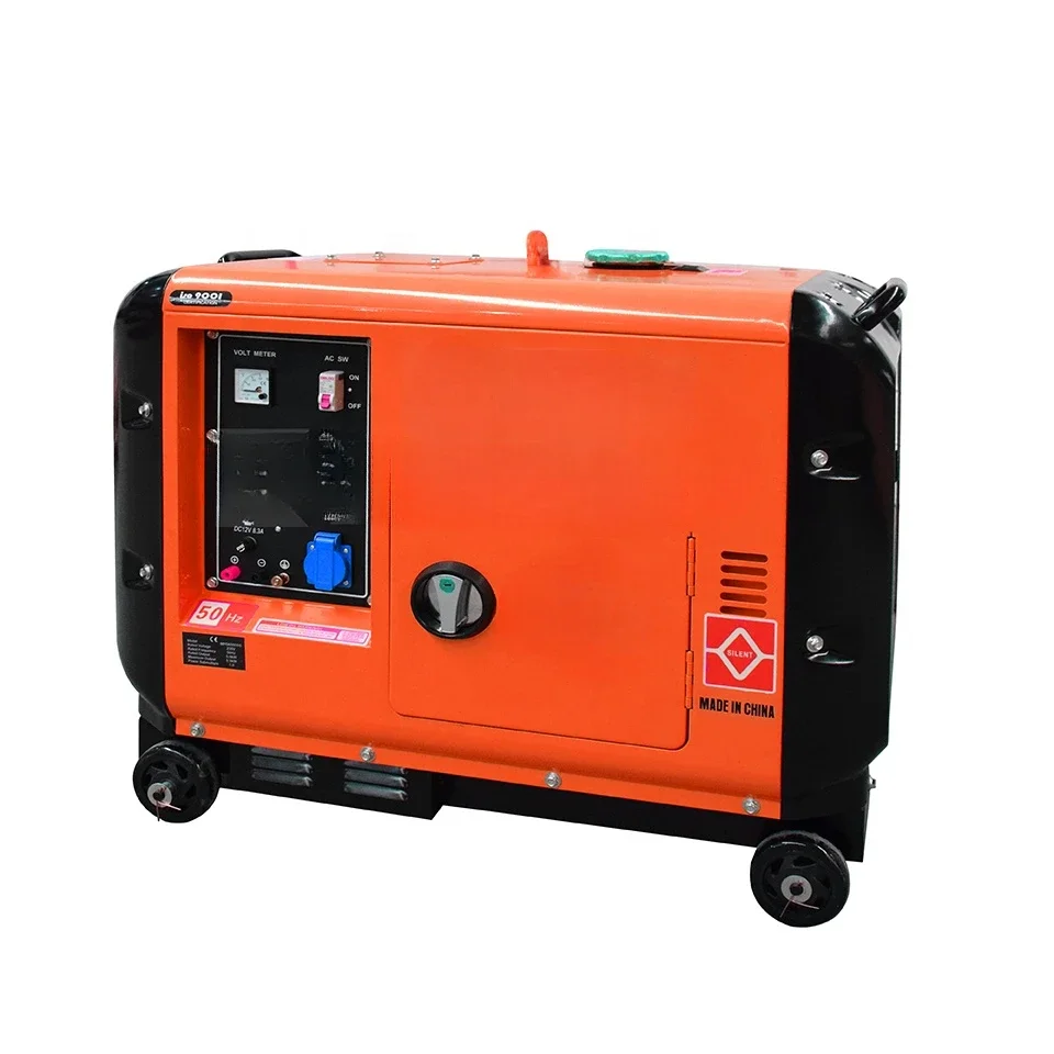 Best-selling Small Soundproof Power Plant 3kw 4kw 5kw 6kw 7kw 8kw 8.5kw 9kw 10kw Super Silent Generator